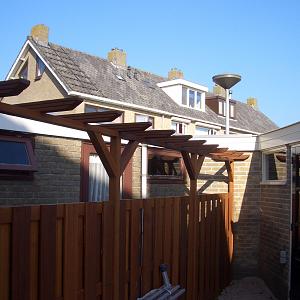 Hardhouten Tuinscherm Recht Verticaal 180x150 cm