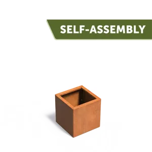 Plantenbak Carrez Connect zonder bodem cortenstaal 50x50x50 cm