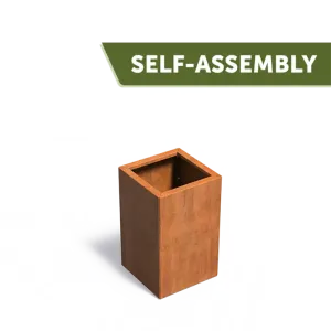 Plantenbak Carrez Connect zonder bodem cortenstaal 50x50x80 cm