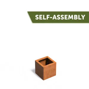 Plantenbak Carrez Connect zonder bodem cortenstaal 40x40x40 cm