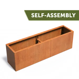 Plantenbak Carrez Connect zonder bodem cortenstaal 200x50x60 cm