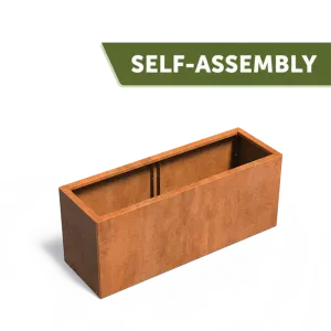 Plantenbak Carrez Connect zonder bodem cortenstaal 150x50x60 cm