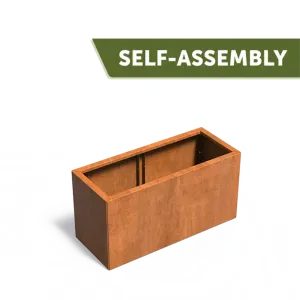 Plantenbak Carrez Connect zonder bodem cortenstaal 120x50x60 cm