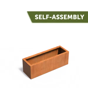 Plantenbak Carrez Connect zonder bodem cortenstaal 120x40x40 cm