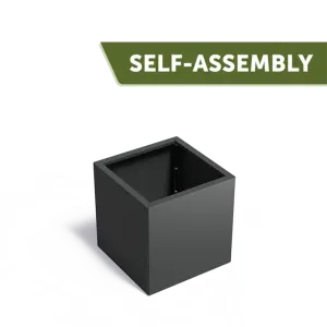 Plantenbak Carrez Connect zonder bodem gecoat staal 70x70x70 cm