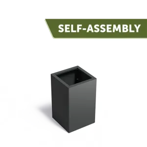 Plantenbak Carrez Connect zonder bodem gecoat staal 50x50x80 cm