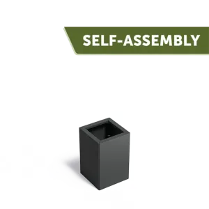 Plantenbak Carrez Connect zonder bodem gecoat staal 40x40x60 cm