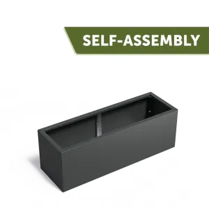Plantenbak Carrez Connect zonder bodem gecoat staal 150x50x50 cm