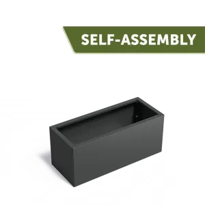Plantenbak Carrez Connect zonder bodem gecoat staal 120x50x50 cm