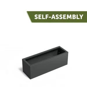 Plantenbak Carrez Connect zonder bodem gecoat staal 120x40x40 cm