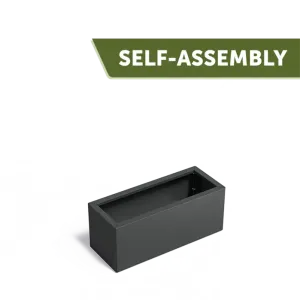 Plantenbak Carrez Connect zonder bodem gecoat staal 100x40x40 cm