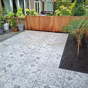 Actietegel Keramiek op Beton 60x60x4 cm Style Decor Grigio