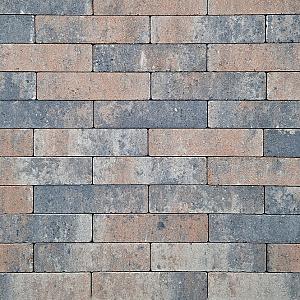 Waalformaat Strak zonder facet 5x20x6 cm Tricolore