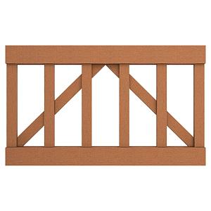 Hardhouten tuinpoort Colorado geschaafd onbehandeld 60x100 cm