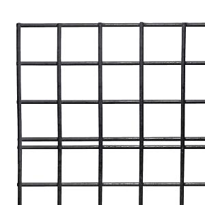 Gaaselement 180x180 cm maaswijdte 10x10 cm zwart