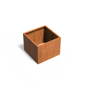Plantenbak Carrez zonder bodem cortenstaal 100x100x80 cm