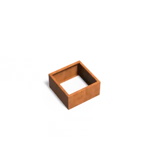 Plantenbak Carrez zonder bodem cortenstaal 80x80x40 cm