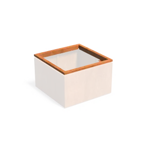 Carrez in-lite Ready cortenstaal opzetrand voor verlichting 100x100x8,9 cm