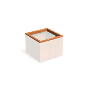 Carrez in-lite Ready cortenstaal opzetrand voor verlichting 80x80x8,9 cm