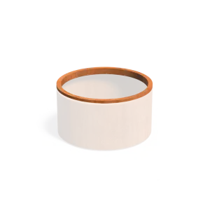 Circum in-lite Ready cortenstaal opzetrand voor verlichting Ø120x8,9 cm