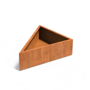 Plantenbak Triangle cortenstaal 140x140x40 cm
