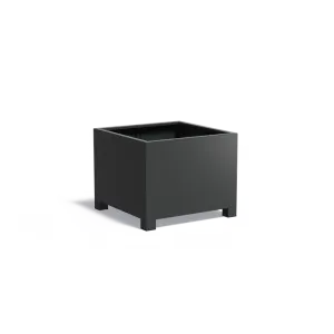 Plantenbak Carrez met poten aluminium 100x100x80 cm