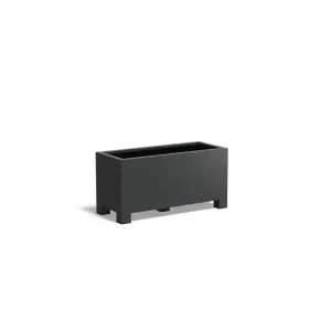 Plantenbak Carrez met poten aluminium 120x50x60 cm