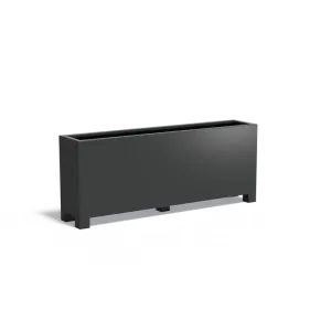 Plantenbak Carrez met poten aluminium 200x40x80 cm