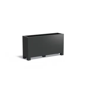 Plantenbak Carrez met poten aluminium 150x40x80 cm