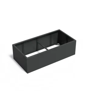 Plantenbak Carrez zonder bodem aluminium 200x100x60 cm