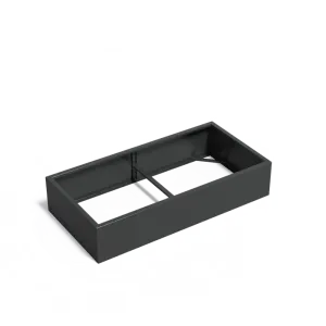 Plantenbak Carrez zonder bodem aluminium 200x100x40 cm