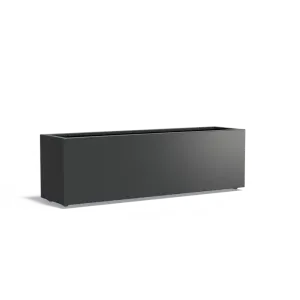 Plantenbak Carrez met wielen aluminium 200x50x60 cm