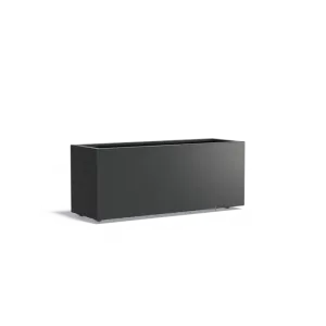 Plantenbak Carrez met wielen aluminium 150x50x60 cm