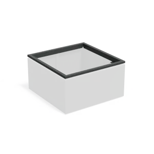 Carrez in-lite Ready aluminium opzetrand voor verlichting 120x120x9,1 cm