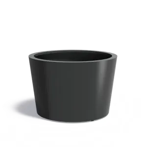 Plantenbak Conic met bodem aluminium Ø120x80 cm