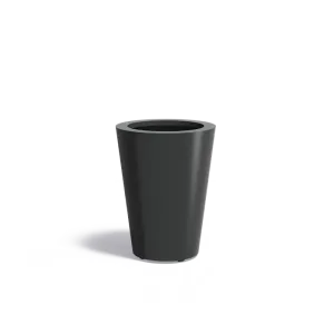 Plantenbak Conic met bodem aluminium Ø60x80 cm