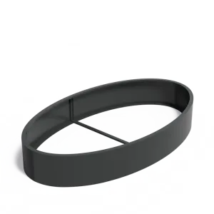 Plantenbak Ellipse zonder bodem aluminium 280x160x40 cm
