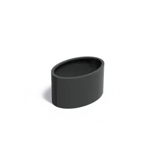 Plantenbak Ellipse zonder bodem aluminium 120x80x60 cm