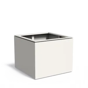 Plantenbak Domus aluminium 98x98x80 cm