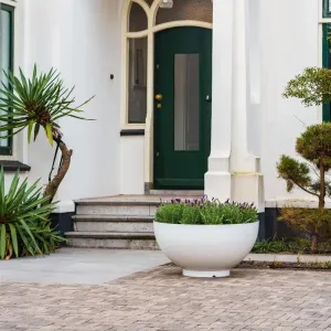 Plantenbak Bocca gecoat staal Ø120x61 cm