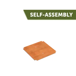 Bodemplaat Carrez Connect cortenstaal 80x80 cm