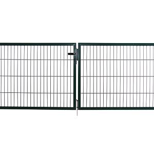 Metalen Tuinpoort Dubbel 300x100 cm Antraciet
