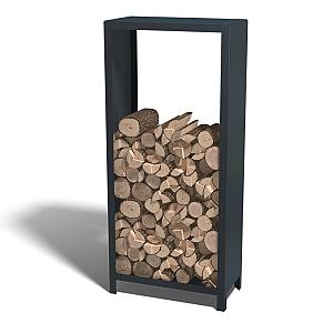 Houtopslag Indiana staal 80x40x180 cm antraciet grijs (RAL7016)