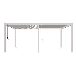 Shuttershade Aluminium Pergola Prime 400x600x255cm White RAL 9016 Vrijstaand