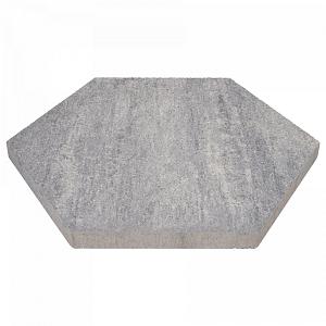 Soft Comfort Zeskant 60/52,5x30x4 cm Grezzo