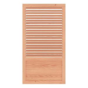 Shutterscherm met paneel geschaafd douglas 120x224 cm onbehandeld