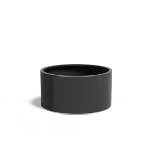 Plantenbak Circum met wielen aluminium Ø120x60 cm