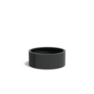 Plantenbak Circum met wielen aluminium Ø100x40 cm