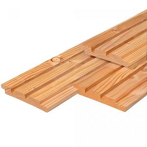 JWOODS Douglas Triple Profiel Plank 1,9x13x420 cm, naturel