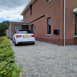 Longstone Opritsteen 10,5x31,5x7 cm Grijs/Zwart gemeleerd